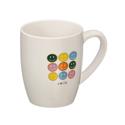 TAZA PORCELANA SMILE 350ML