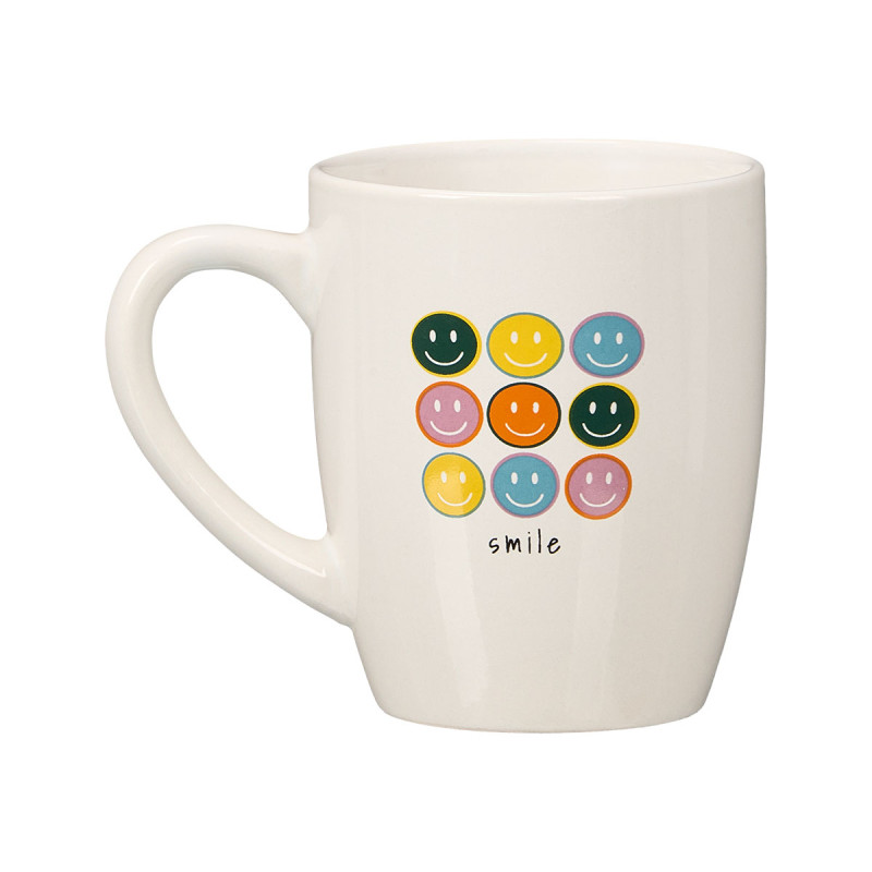 PORCELAIN MUG SMILE 350ML