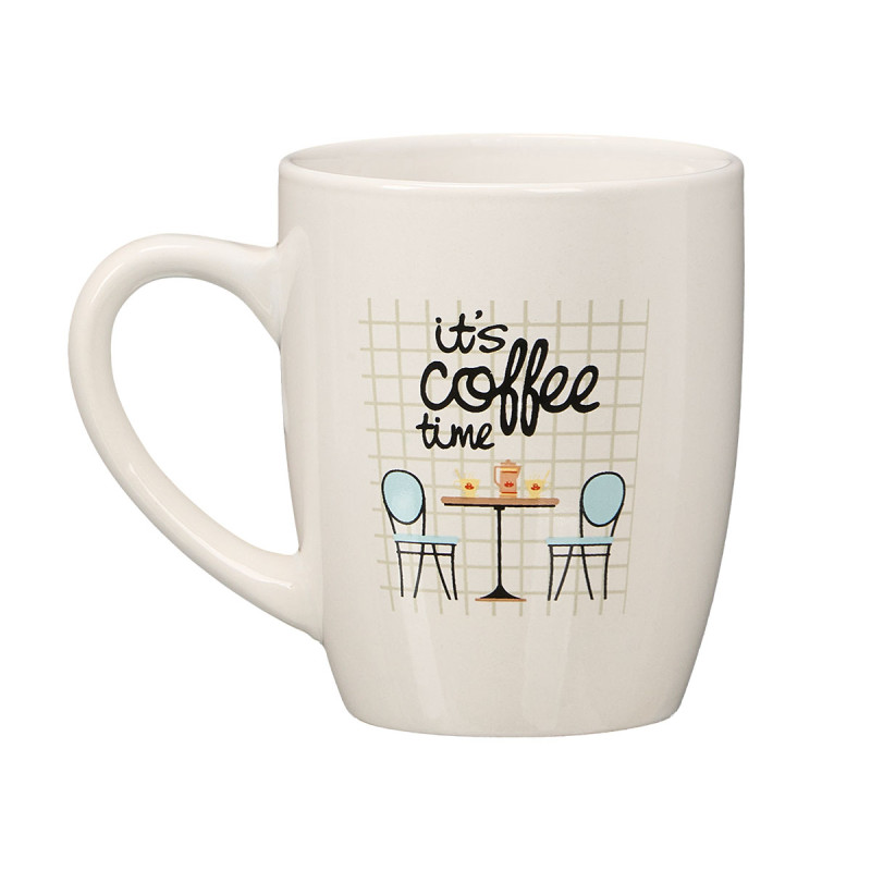 TAZZA PORCELLANA COFFEE TIME 350ML