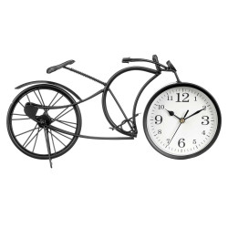 HORLOGE FORGE VÉLO NOIR 19,5CM