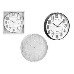 ROUND CLOCK 30 CM STRIPED NUMBERS ASSORTED 2