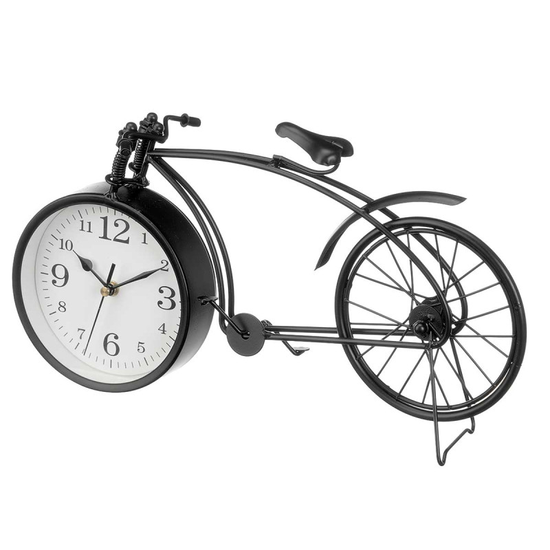 FORGE CLOCK BICYCLE BLACK 20 CM