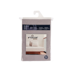 DRAP HOUSSE 150CM COULEUR ANTHRACITE 