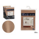 FITTED BED SHEET 150CM BROWN COLOUR