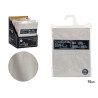 TAIE D'OREILLER 70-75CM COULEUR GRIS 