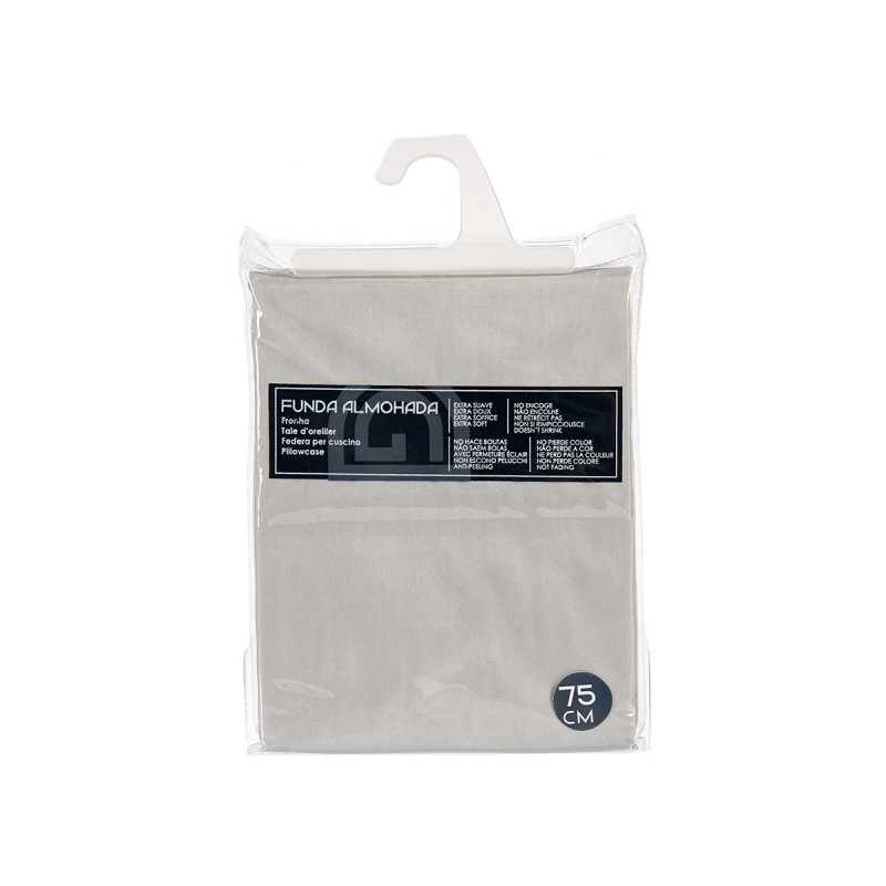FUNDA ALMOHADA 70 75CM COLOR GRIS
