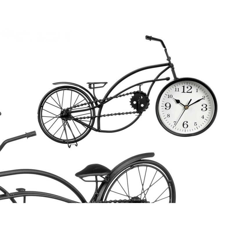 RELOGIO FERRO BICICLETA PRETO 22,5CM 