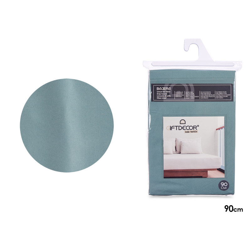DRAP HOUSSE 90CM COULEUR MENTHE 