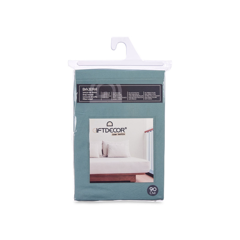 90CM FITTED SHEET MINT COLOUR