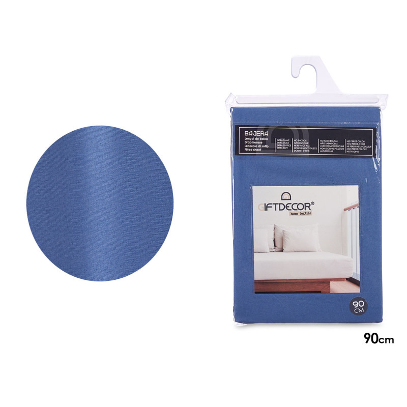 90CM FITTED SHEET BLUE COLOUR