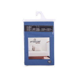 DRAP HOUSSE 90CM COULEUR BLEU 