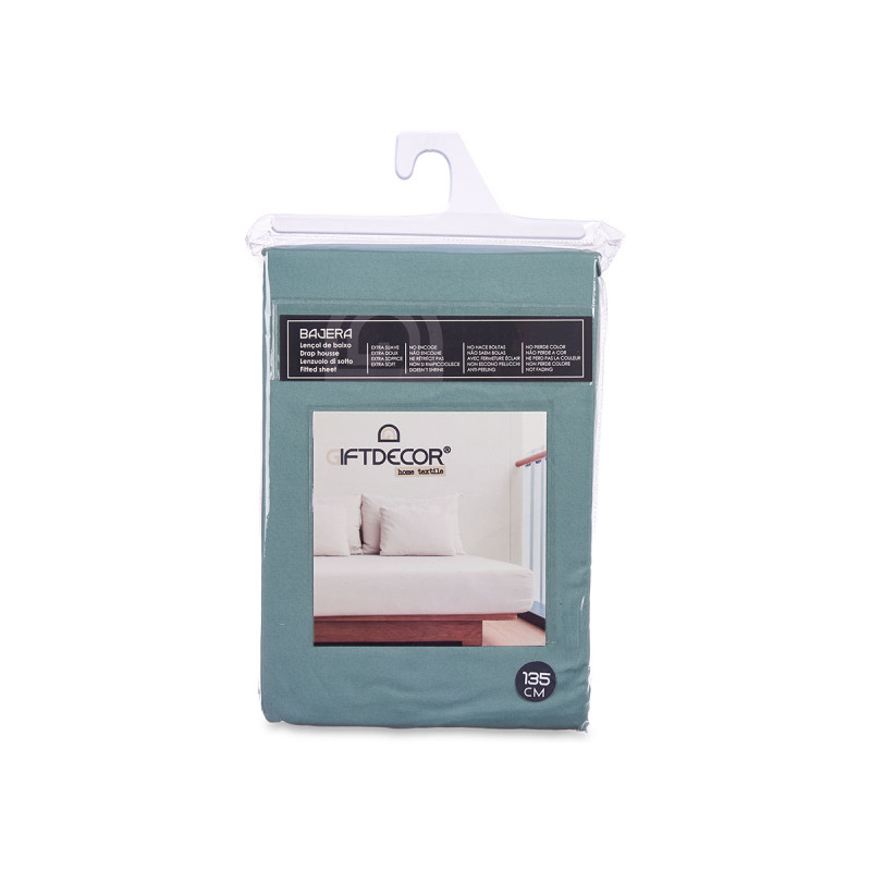 135CM FITTED SHEET MINT COLOUR