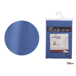 DRAP HOUSSE 135CM COULEUR BLEU 