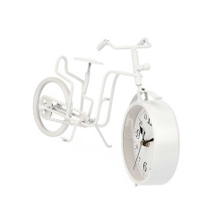 FORGE CLOCK BICYCLE WHITE 21 CM