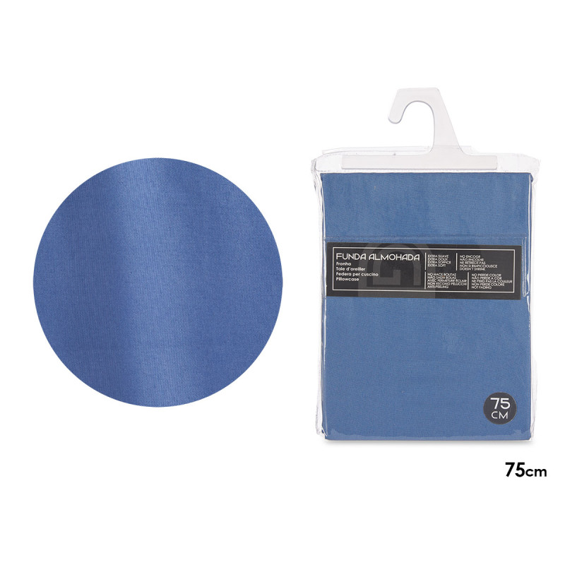 FUNDA ALMOHADA 70 75CM COLOR AZUL
