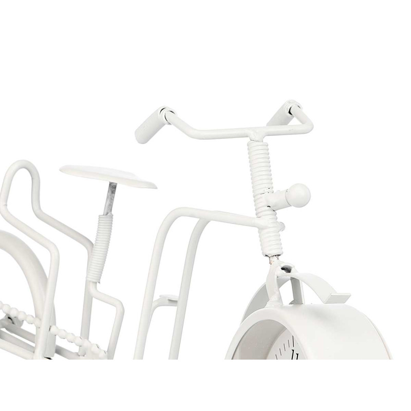 FORGE CLOCK BICYCLE WHITE 21 CM