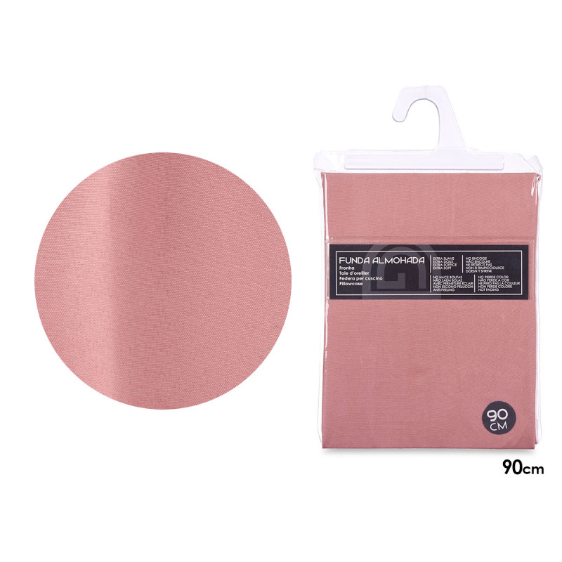FUNDA ALMOHADA 90CM COLOR CORAL