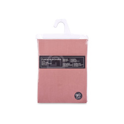 HOUSSE OREILLER 90CM COULEUR CORAL 