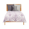 COUVRE LIT LIT 180X260 DAMASSE RÉVERSIBLE