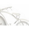 RELOJ FORJA BICICLETA BLANCO 22CM