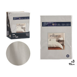 SET 3 LENZUOLA 90CM COLORE GRIGIO 