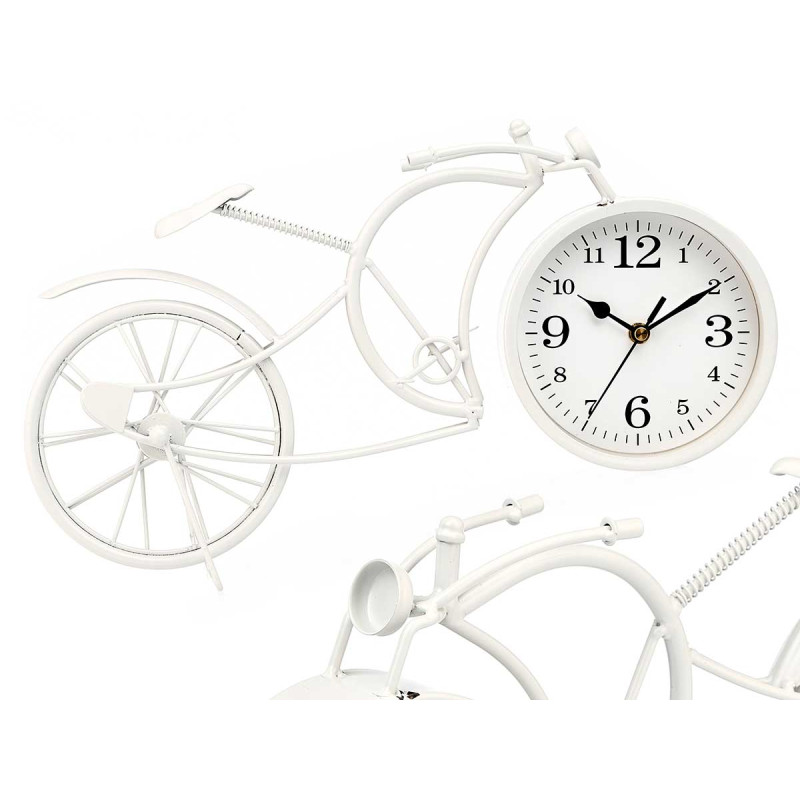 RELOGIO FERRO BICICLETA PRETO 22,5CM