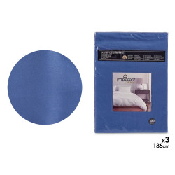 SET 3 SABANAS 135CM COLOR AZUL