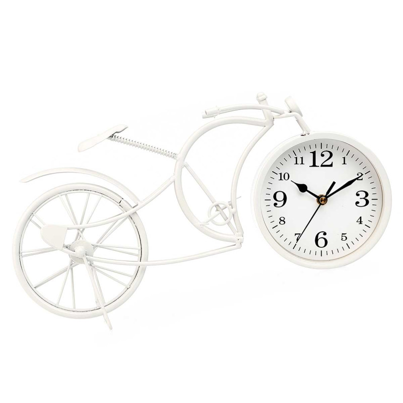 FORGE CLOCK BICYCLE WHITE 19,5 CM