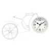 HORLOGE FORGE VÉLO BLANC 19,5CM