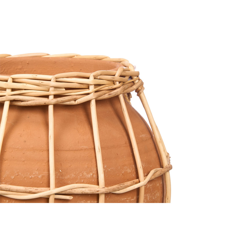 VASO INDALO ARGILLA VIMINI 21X24CM