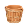VASE INDALO ARGILE OSIER 26X16CM