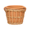 VASE INDALO ARGILE OSIER 26X16CM