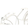 RELOJ FORJA BICICLETA BLANCO 19,5CM