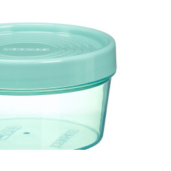 BARATTOLO PLASTICO ROTONDO COPERCHIO ASSORT 3 COL