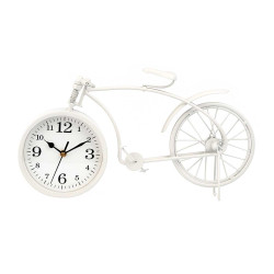 FORGE CLOCK BICYCLE WHITE 20 CM