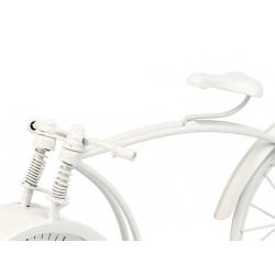 FORGE CLOCK BICYCLE WHITE 20 CM