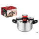 PANELA DE PRESSÃO 4L COM RODA DE SILICONE