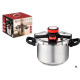 PENTOLA A PRESSIONE DA 6 L CON RUOTA IN SILICONE