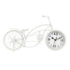 RELOJ FORJA BICICLETA BLANCO 22,5CM ANCHO