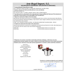 8L PRESSURE COOKER WHIT SILICONE WHEEL