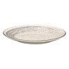 PLATO POSTRE PATINADO GRIS 19,5CM