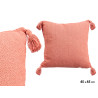 CUSCINO POMPON ROSSASTRO 45X45CM
