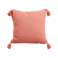PILLOW POMPON RUSSET 45X45CM 