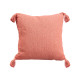 COJIN POMPON TEJA 45X45CM
