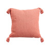COUSSIN POMPON BRIQUE 45X45CM