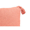 COUSSIN POMPON BRIQUE 45X45CM