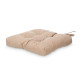 SET 2 COUSSINS DE CHAISE BRUN 40X40CM