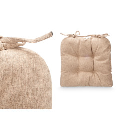 SET 2 COJINES SILLA MARRON 40X40CM