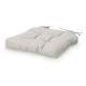 SET 2 COUSSINS DE CHAISE GRIS CLAIR 40X40CM
