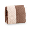 COUVRE FAUTEUIL REMBOURRE 2 PLACES MARRON
